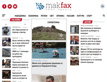 Tablet Screenshot of makfax.com.mk